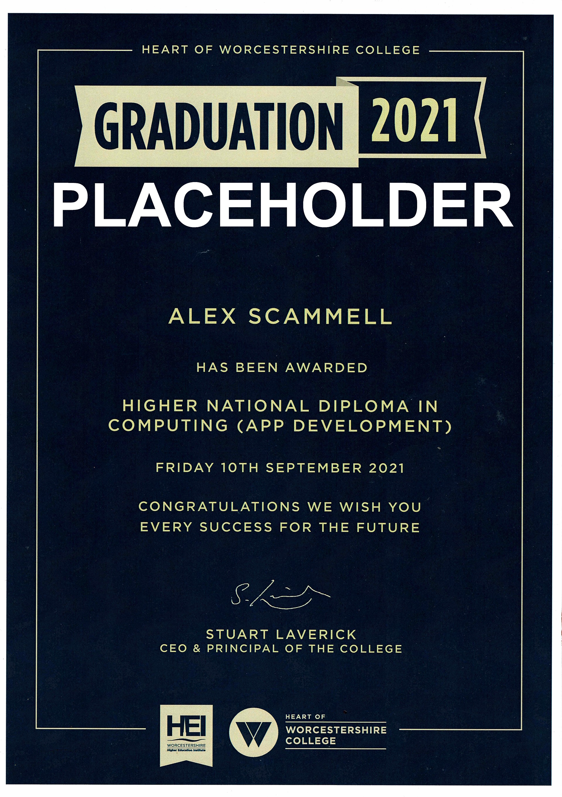 Level 5 HND in Computing (App Development)